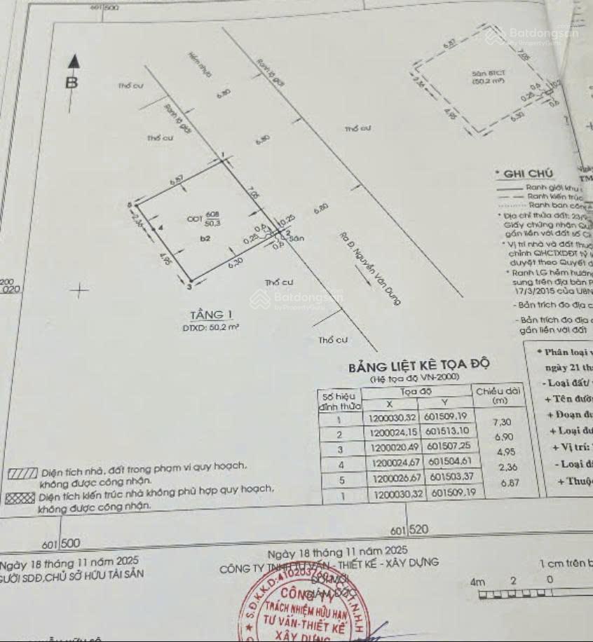 Bán nhà mới xây đường nguyễn văn dung, phường 6 cũ. dt7,3mx7m, đường 7m, trệt+lầu giá 8.7ty còn tl