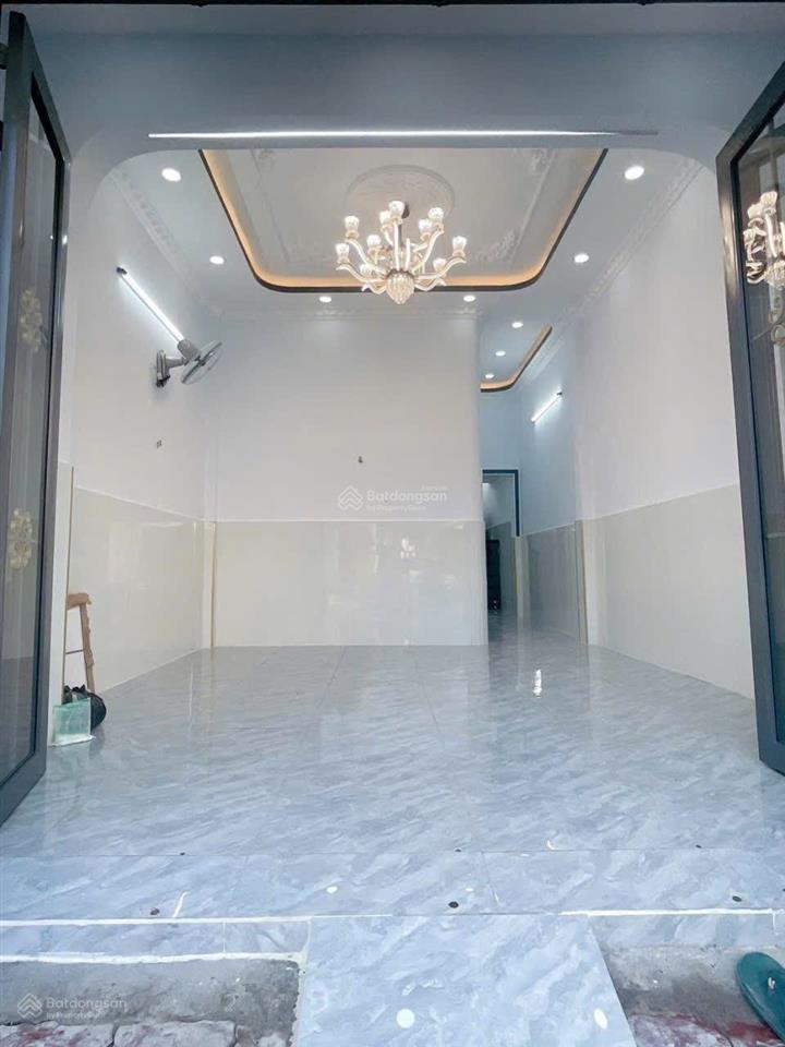 Nhà mới mặt tiền kinh doanh buôn bán,đông thạnh hóc môn diện tích 4m x 12m giá bán 2,65 tỷ