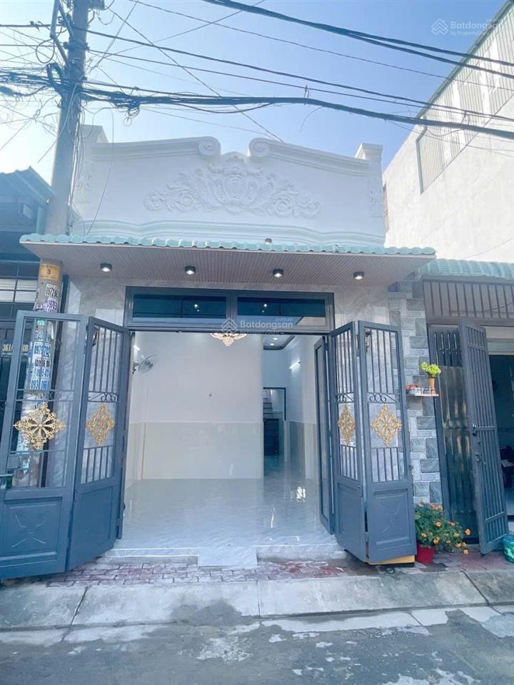 Nhà mới mặt tiền kinh doanh buôn bán,đông thạnh hóc môn diện tích 4m x 12m giá bán 2,65 tỷ