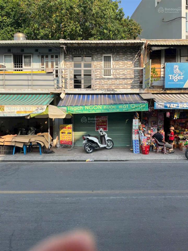 Nhà mặt tiền kế bên trường học kinh doanh buôn bán, 1 trệt, 1 lầu, trần thị bốc, thị trấn hóc môn