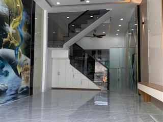 Nhà mới lung linh  1 trệt 1 lầu, 4x18m, 1/ thới tam thôn 15, đông thạnh