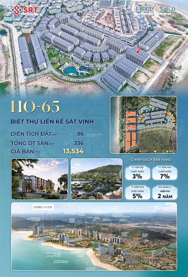 Bán gấp biệt thự liền kề mini 6pn 5wc, 96m2 giá tốt tại horizon bãi cháy hạ long quảng ninh