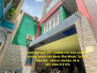 NHÀ ĐẸP GIÁ TỐT – CHÍNH CHỦ BÁN NHÀ Tại đường Huỳnh Văn Bánh, Phú Nhuận, Tp.hcm
