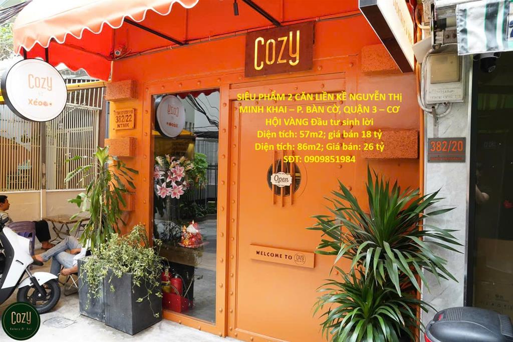 SIÊU PHẨM 2 CĂN LIỀN KỀ NGUYỄN THị MINH KHAI – P. BÀN CỜ, QUẬN 3 – CƠ HỘI VÀNG Đầu tư