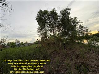 ĐẤT ĐẸP - GIÁ TỐT - Chính Chủ Bán Lô Đất Tiềm Năng Tại Kinh Phèn, Hưng Mỹ, Cà Mau