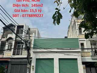NHÀ  ĐẸP –  CHÍNH CHỦ CẦN BÁN Nhà Đường Phạm Quý Thích, Phường Tân Quý, Quận Tân Phú, HCM