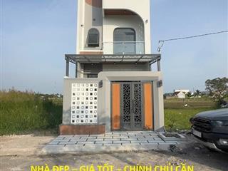 NHÀ ĐẸP – GIÁ TỐT – CHÍNH CHỦ CẦN BÁN NHÀ MỚI XÂY VỊ TRÍ ĐẮC ĐỊA Xã Phước Vân  Cần Đước,