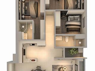 Chỉ 3.6 tỷ sở hữu ch 3pn 104m2, cạnh trung tâm thủ dầu một, sẵn sổ, tỷ suất cho thuê 3.5%