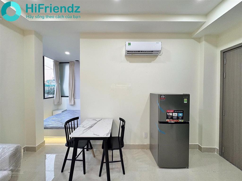 Cho thuê căn hộ dịch vụ  thuận tiện đi các quận lân cận  sạch sẽ thoáng mát  đầy đủ tiện nghi