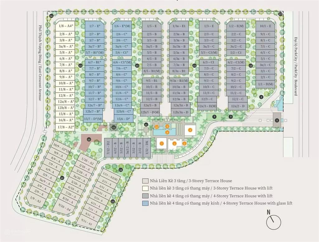 Bán căn áp góc mansions 154m2, 4 tầng thang máy kính giá 69 tỷ