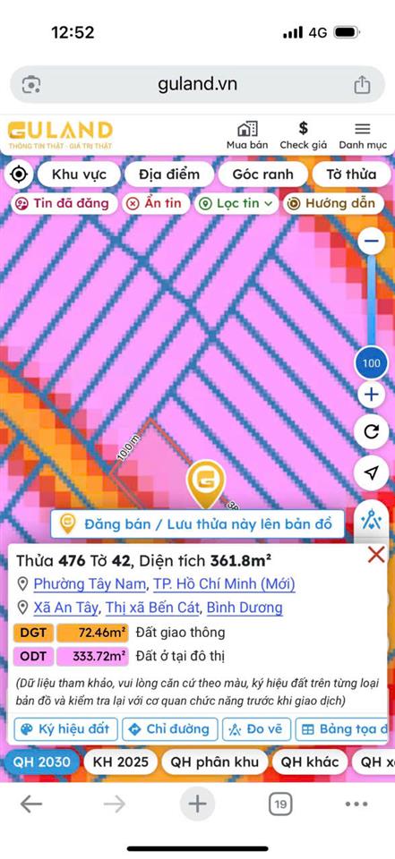 ĐẤT VỊ TRÍ ĐẸP  - GIÁ TỐT Cần bán nhanh lô đất tiềm năng tại Xã An Tây Bến Cát, Bình Dương