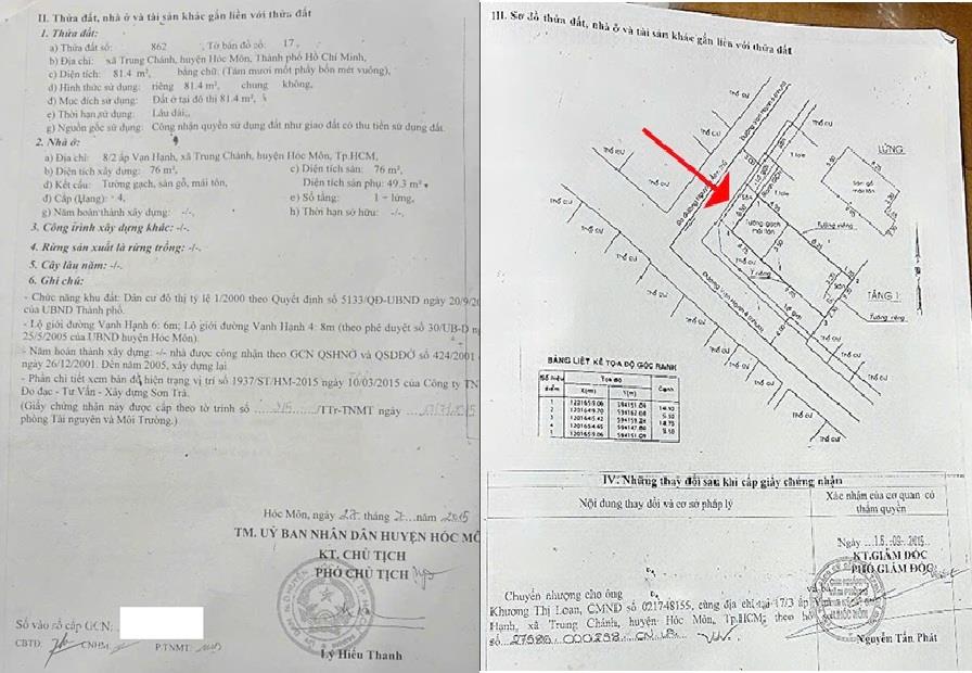 GIÁ TỐT – CẦN BÁN CĂN NHÀ MẶT TIỀN Vạn Hạnh 6, xã Trung Chánh, huyện Hóc Môn, TP. Hồ Chí