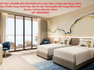HOT HOT–CẦN BÁN CĂN HỘ CHUNG CƯ La Tiên Villas, Đ.Phạm Văn Đồng, P.Vĩnh Hòa, TP.Nha