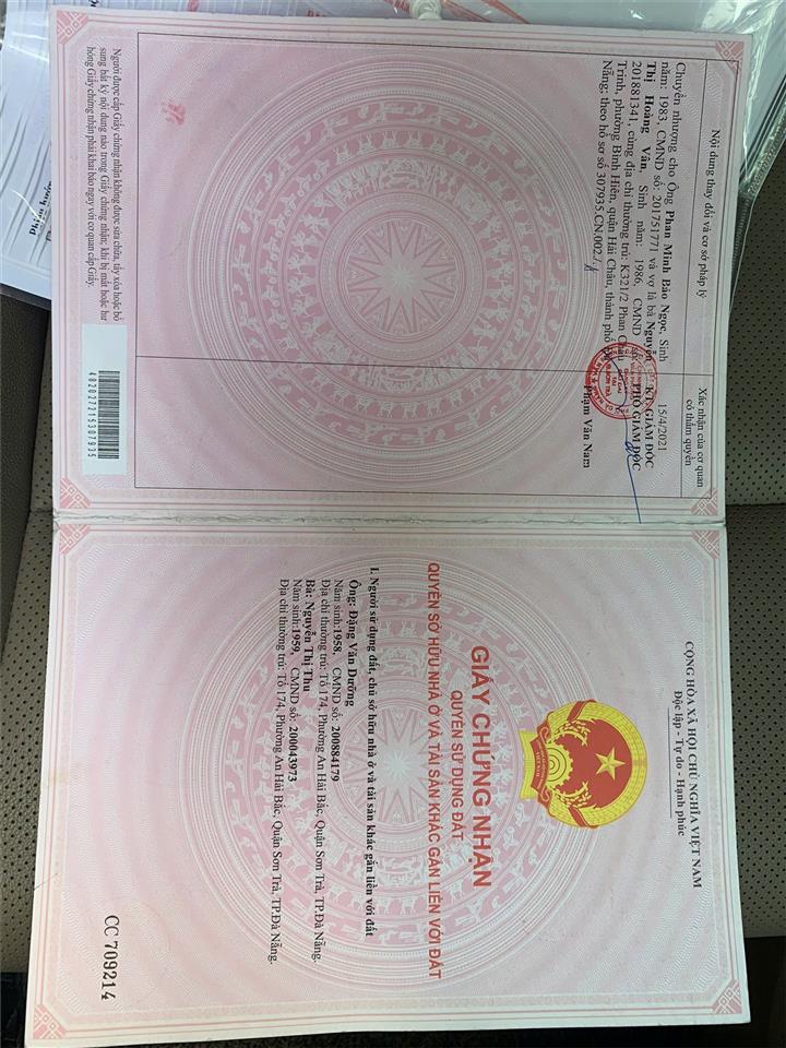 ĐẦU TƯ SINH LỜI - CHÍNH CHỦ CẦN BÁN ĐẤT Tại Phường An Hải Bắc, Q. Sơn Trà, TP đà nẵng