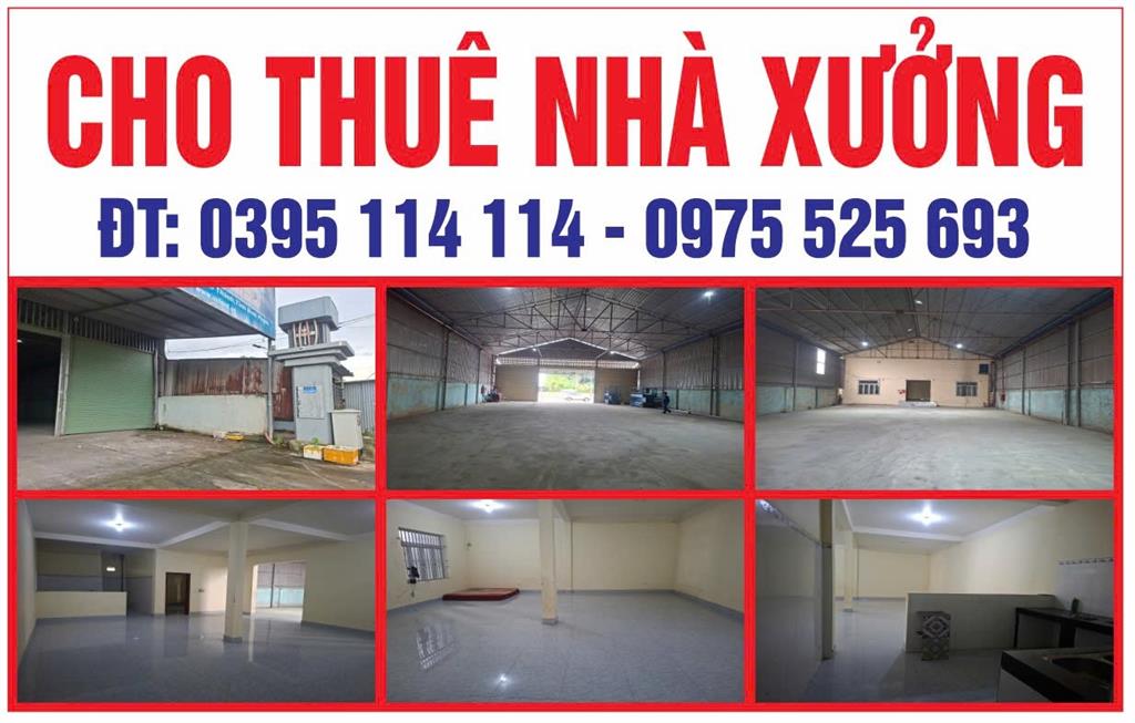 CHÍNH CHỦ CHO THUÊ NHÀ XƯỞNG MẶT TIỀN Quốc lộ 13, Xã Minh Hưng, Huyện Chơn Thành, Bình