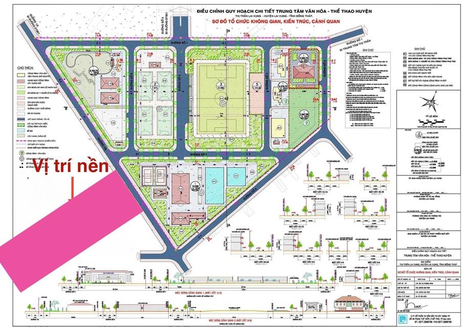 ĐẤT ĐẸP –  CẦN BÁN LÔ ĐẤT ĐẸP ĐỐI DIỆN TRUNG TÂM VĂN HOÁ THỂ THAO, ĐƯỜNG 1/5 Thị Trấn Lai