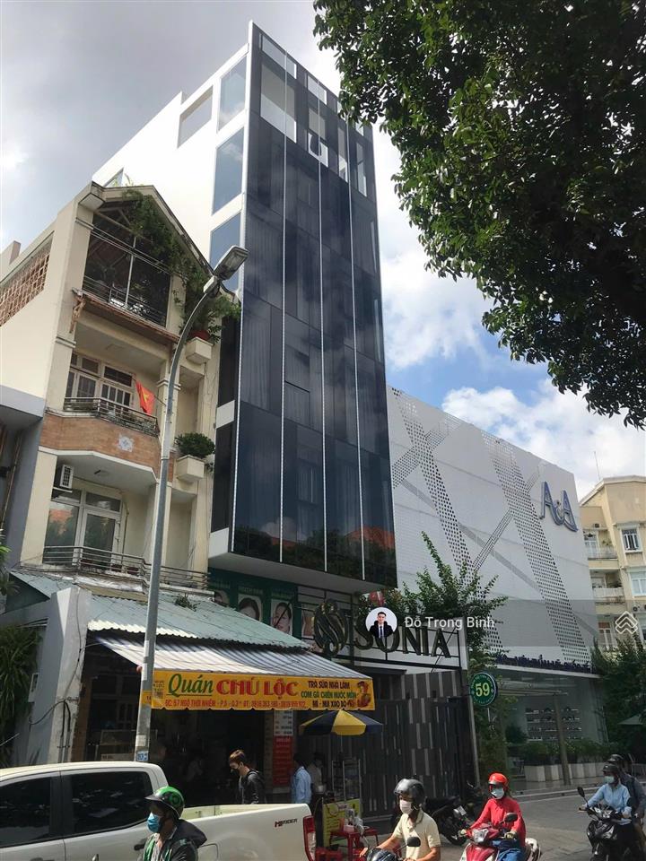 Bán tòa nhà ngô thời nhiệm, quận 3  6m x 15m  hầm 7 tầng  thu nhập 203 triệu  giá 68,5 tỷ