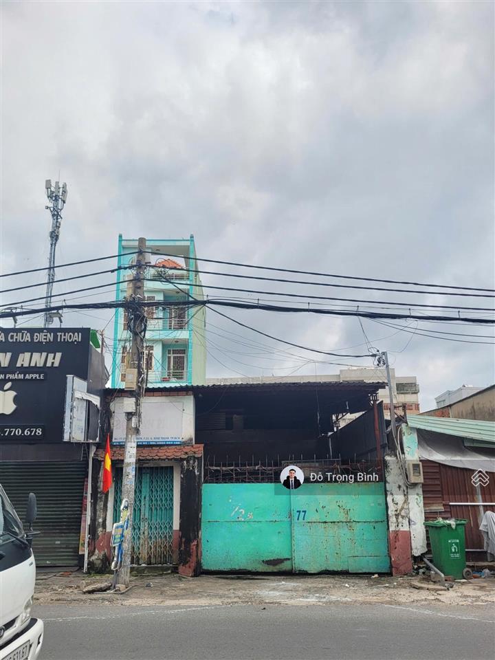Mặt tiền ung văn khiêm, bình thạnh  tiện xây dựng mới 619m²  mt ngang 9m, nở hậu 19m  75 tỷ