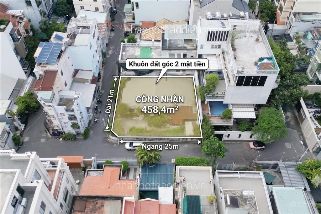 Góc 2 mt cách mạng tháng 8, q. tân bình  toà nhà chdv hđt 335tr/tháng  dt 25m x 21m  giá 75 tỷ