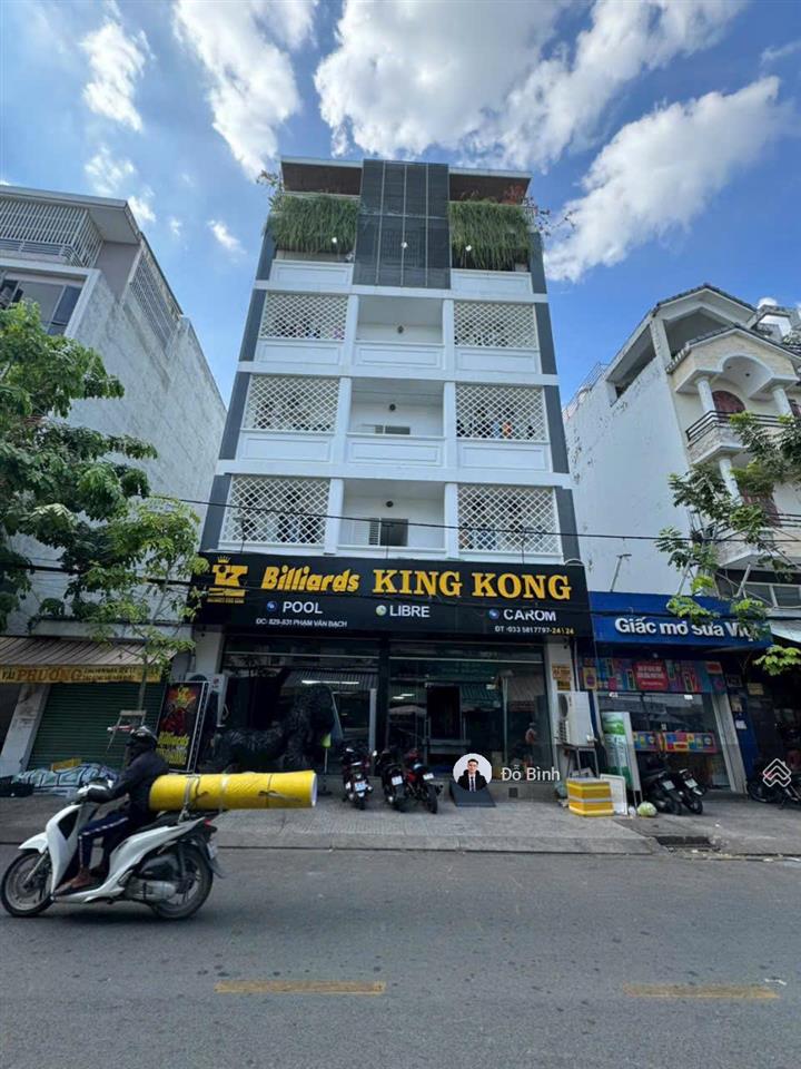 Tòa nhà 2mt chdv phạm văn bạch, tân bình  11x29m hầm 6 tầng  thu nhập 300tr/tháng  giá 58 tỷ