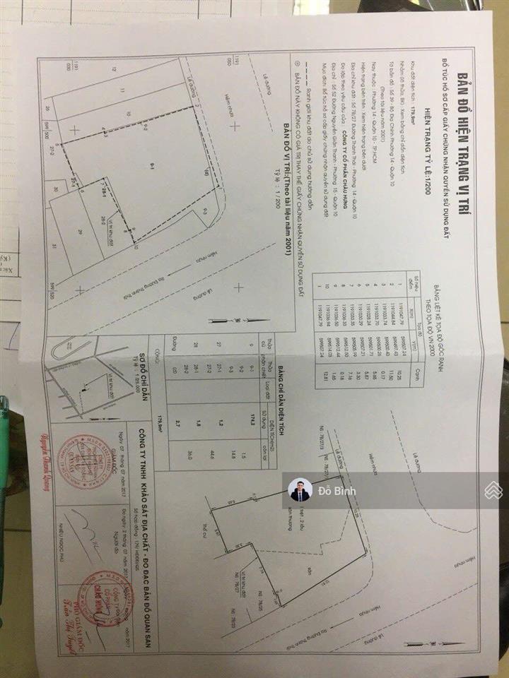 Góc 2 mặt tiền thành thái, quận 10  12x15m cn 179m²  2 tầng hđt 80tr/th  giá 29,5 tỷ