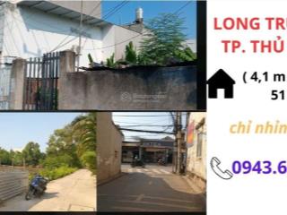 Bán đất tặng phòng trọ chỉ 2 tỷ 5. hxh. dt 51.7m. sổ hồng riêng. long trường. tp thủ đức