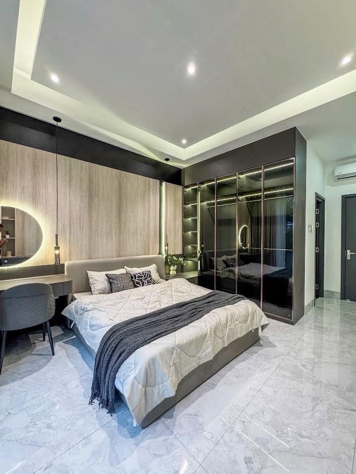 Bán Nhà, Mặt Tiền (KDC 91B) – NHÀ MỚI 1 TRỆT 2 LẦU + SÂN THƯỢNG ✔️Sổ hồng, hoàn công đầy đủ