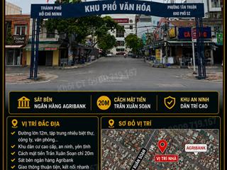 Chủ nhà đi định cư, bán nhà khu cư xá ngân hang, khuôn 4x20, 2 lầu, vi trí đẹp, thích hợp xây mới.