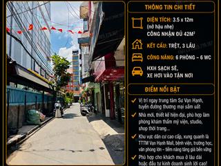 Hẻm rất đẹp sát bên vạn hạnh mall, hẻm cụt an ninh, yên tĩnh, chủ bán đi định cư.