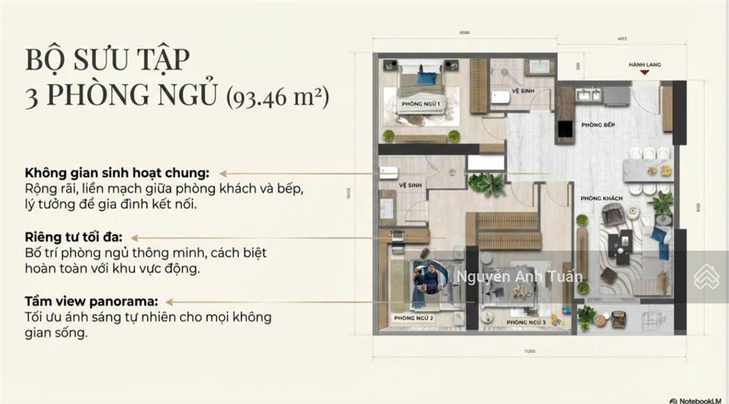 Bán căn góc 3pn cực vip sun feliza cầu giấy, hướng đông nam, view công viên mỹ mãn, 95m2 16.1 tỷ