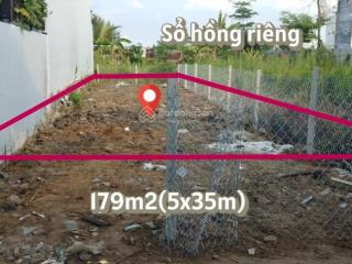 Bán đất 179m² giá 1tỷ3 đường nguyễn thị lắng gần bv xuyên á, chợ tân phú trung củ chi sổ hồng riêng