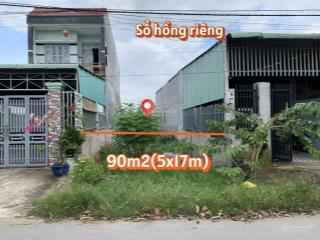 Bán đất 90m2 giá 1tỷ2 đường suối lội, xã tân thông hội, củ chi gần trường học  sổ hồng riêng