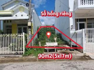 Bán gấp lô đất 90m2 giá 1ty7 đường tiền lân 17 bà điểm , hóc môn, gần chợ bà điểm sổ hồng riêng
