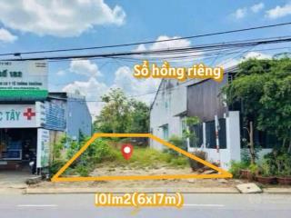 Tôi cần bán lô đất 101m2 giá 1tỷ7 đường d.công khi xã tân thới nhì hóc môn gần trườngsổ hồng riêng
