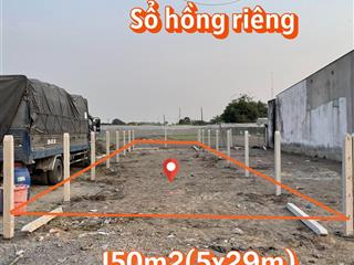 Bán gấp lô đất 145m² giá 650tr ngay đường nguyễn văn hoài, xã tân an hội, củ chi sổ hồng riêng