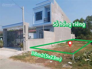 Bán lô đất 118m² giá 700 triệu đường cao thị bèo xã phước hiệp gần bệnh viện đa khoa sổ hồng riêng