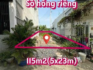 Bán gấp đất diện tích 115m2 giá 650tr đường bà thiên xã nhuận đức củ chi gần ủy ban  sổ hồng riêng