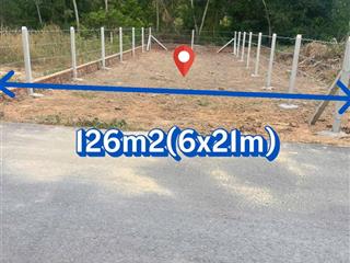 Bán gấp đất diện tích 126m2 giá 750tr đường bà thiên xã nhuận đức củ chi gần ủy ban  sổ hồng riêng