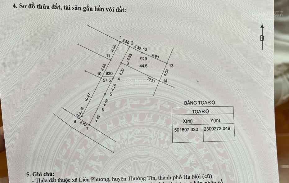 Chính chủ bán đất hồng vân, thôn phương quế, 45m*4.3m mặt tiền, nở hậu, gần trạm thu phí thường tín