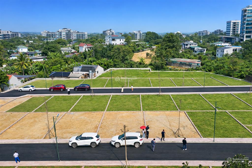 Rẻ hơn 500tr! bán lô đất tùng thiện 106m2, tp sơn tây, mặt tiền 8m, đất ở đô thị hà nội, 15tr/m2!