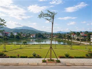 Siêu phẩm view hồ! bán đất phố tùng thiện, sơn tây, giá đầu tư 14tr/m2, 500m ra trục chính, đất odt