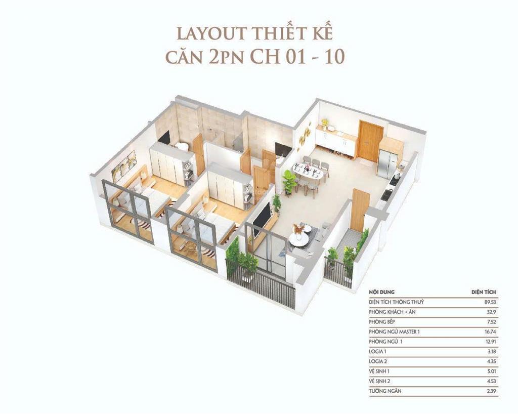 Căn 2pn 89m² khai sơn cần bán nhanh, tầng cao view cổ loa, giá 7 tỷ tốt hơn mặt bằng chung 700tr