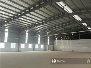 Cực hot! chỉ 55 nghìn/m2 cho thuê kho xưởng 1000m2 cụm cn phố nối  điện 300kva  giá tốt khu vực
