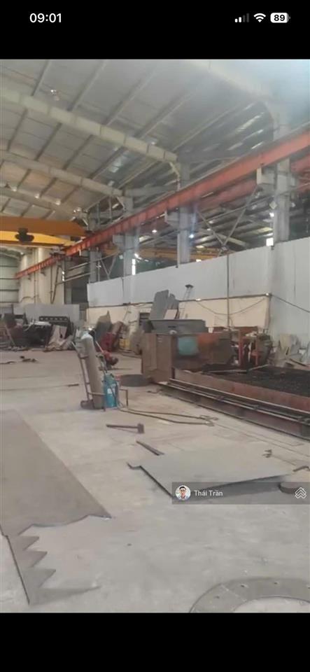 Cho thuê kho xưởng 1000m2 tại phù lỗ, sóc sơn, khung zamil, có cẩu trục, trạm 630kva