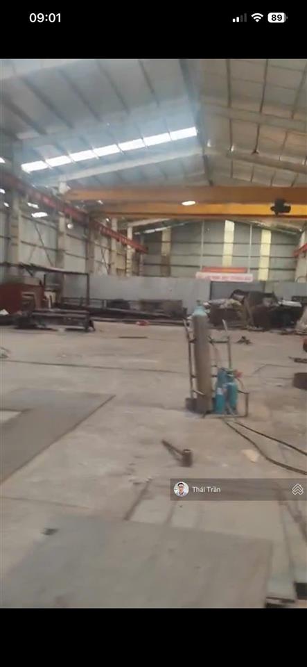 Cho thuê kho xưởng 1000m2 tại phù lỗ, sóc sơn, khung zamil, có cẩu trục, trạm 630kva