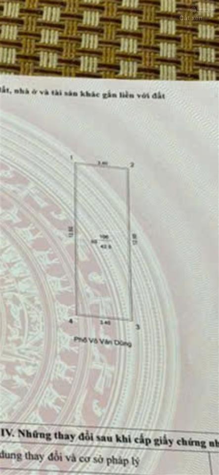 Mặt phố võ văn dũng vỉa hè rộng siêu kinh doanh, chỉ 24.x tỷ