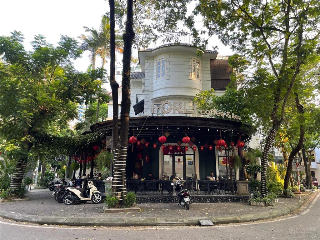 Siêu biệt thự lô góc tây nam linh đàm 309,5m x 4 tầng mt 30m dòng tiền 200tr/tháng 120 tỷ