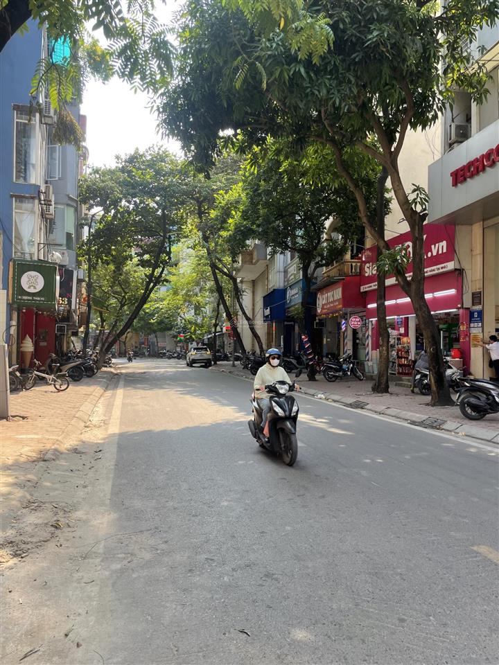 Nhà mặt phố vương thừa vũ vỉa hè ô tô tránh siêu kinh doanh giá đầu tư 75m2 x 5t, 24.5ty