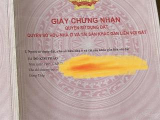 Đất mặt tiền đường phan đình phùng mặt đường chính khu dân cư tânhoa