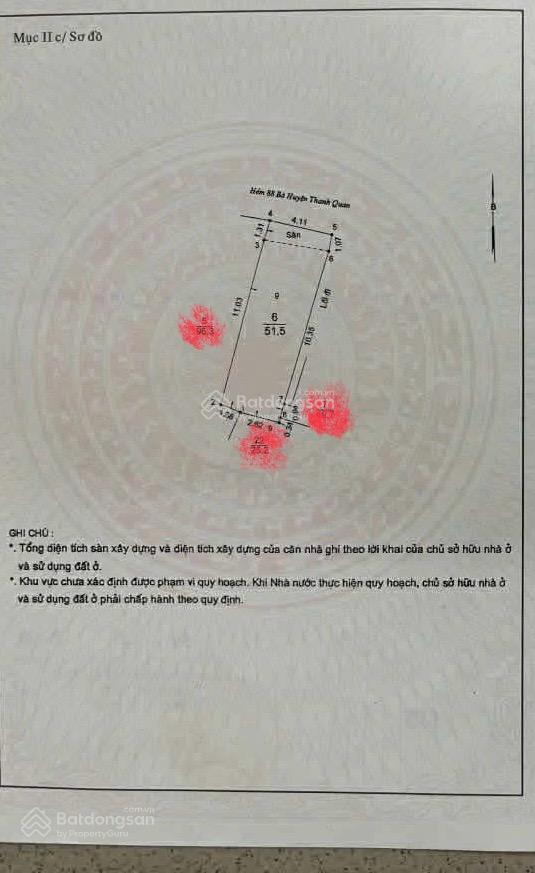 Trung tâm q.3,dt 52m2, 3 phòng ngủ.